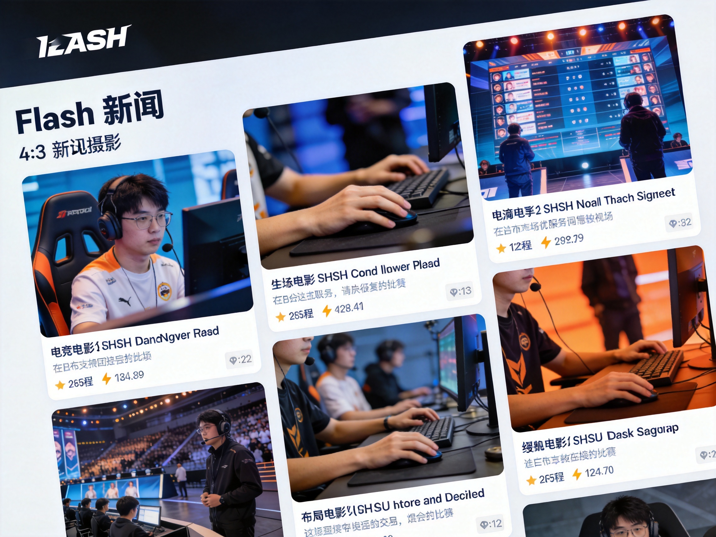 电竞快讯资讯快速整理与播报示意图